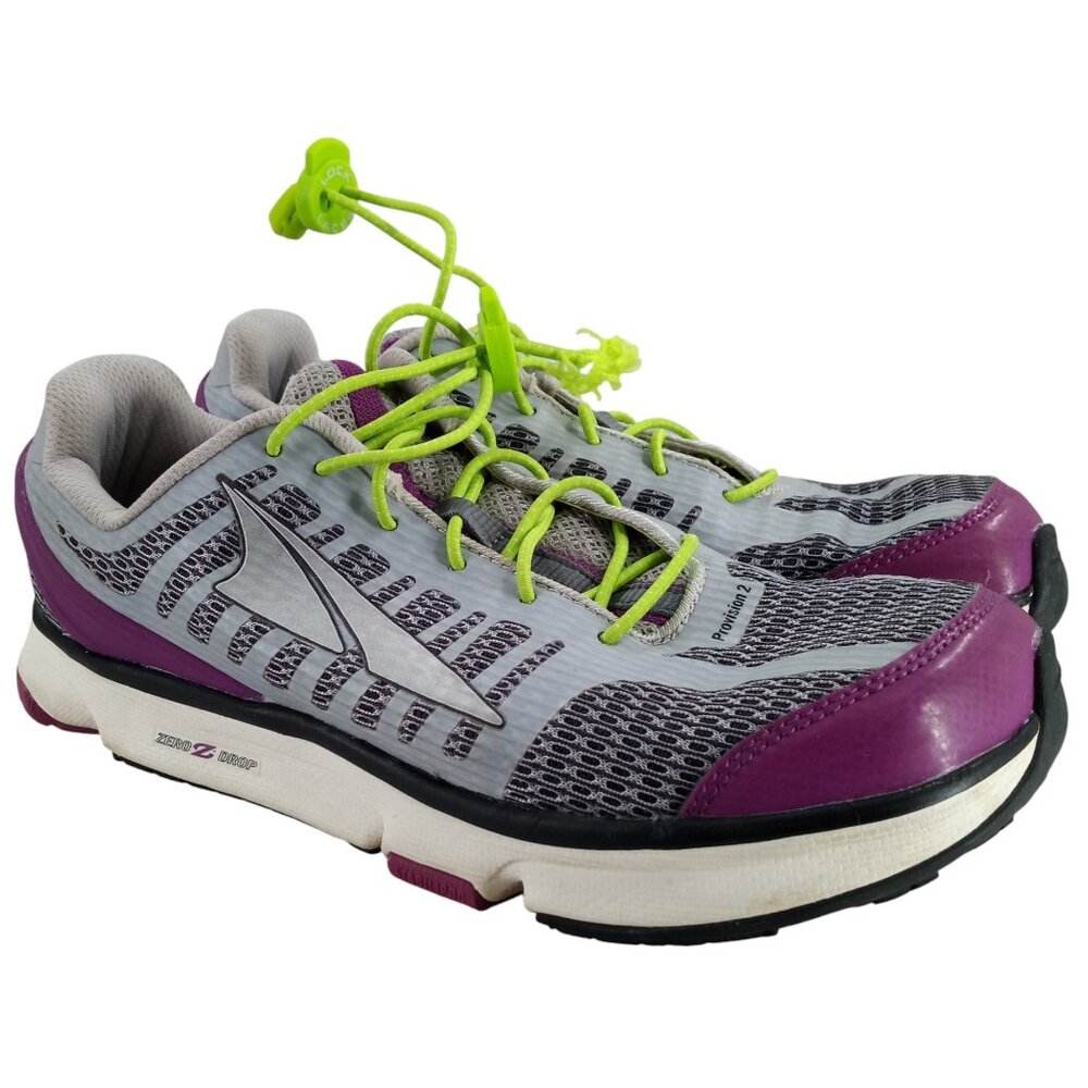 Altra Provision 2 Zero Drop Running Tennis Shoes Size 8.5 Purple Gray Sneakers